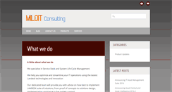 Desktop Screenshot of miloit.com